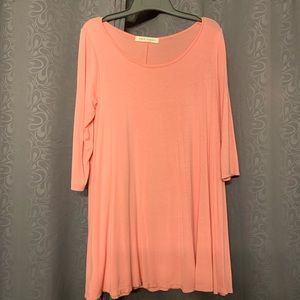 Baby pink tunic size XL